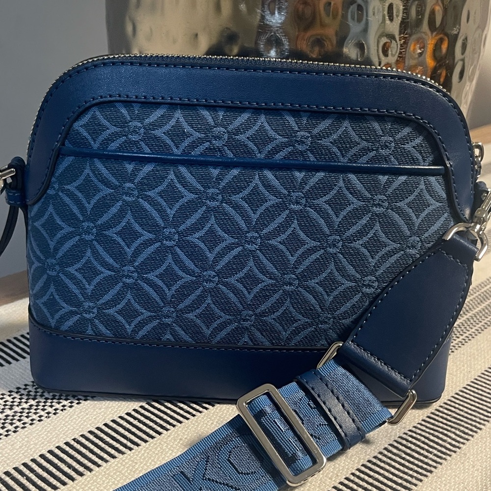 Michael Kors Jet Set Charm Blue Dome Crossbody - Picture 3 of 9
